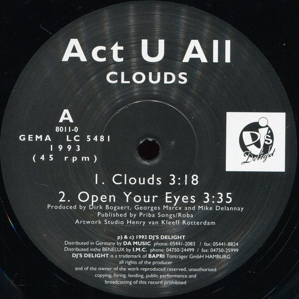 descargar álbum Act U All - Clouds