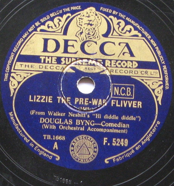 télécharger l'album Douglas Byng - Lizzie The Pre War Flivver Miss Otis Regrets