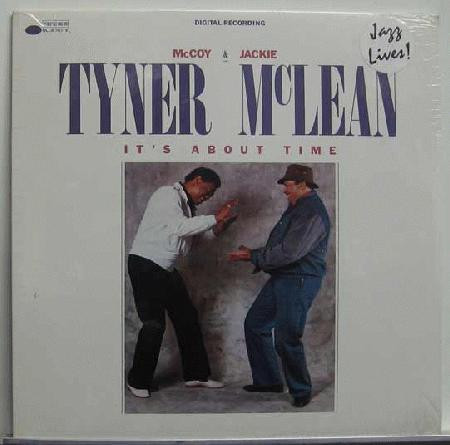 McCoy Tyner & Jackie McLean – It's About Time (1985, Vinyl) - Discogs
