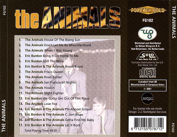 baixar álbum Eric Burdon & The Animals - The Animals
