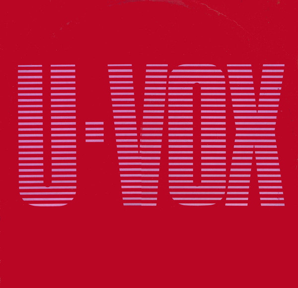 Обложка конверта виниловой пластинки Ultravox - U-Vox