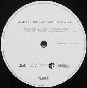 Lawrence - The Night Will Last Forever album cover
