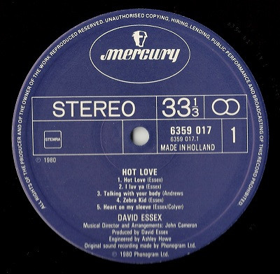 last ned album David Essex - Hot Love