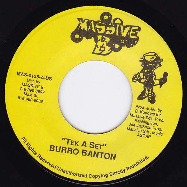 Burro Banton – Tek A Set (1997, Vinyl) - Discogs