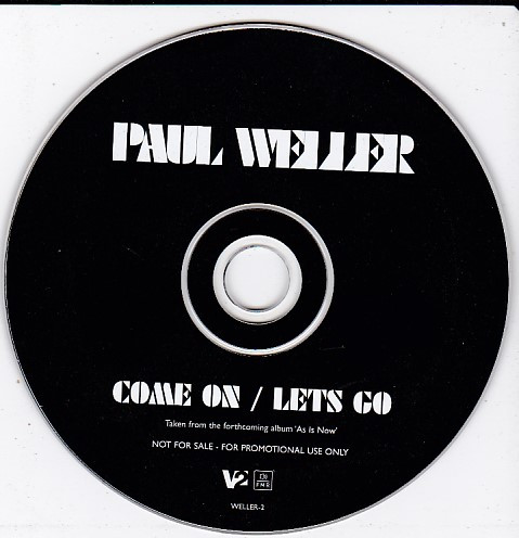 Paul Weller-Come On Let's Go★EUプロモ・オンリー紙ジャケCDシングル/The Jam/Mods