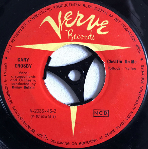 baixar álbum Gary Crosby - judy Judy Cheatin On Me