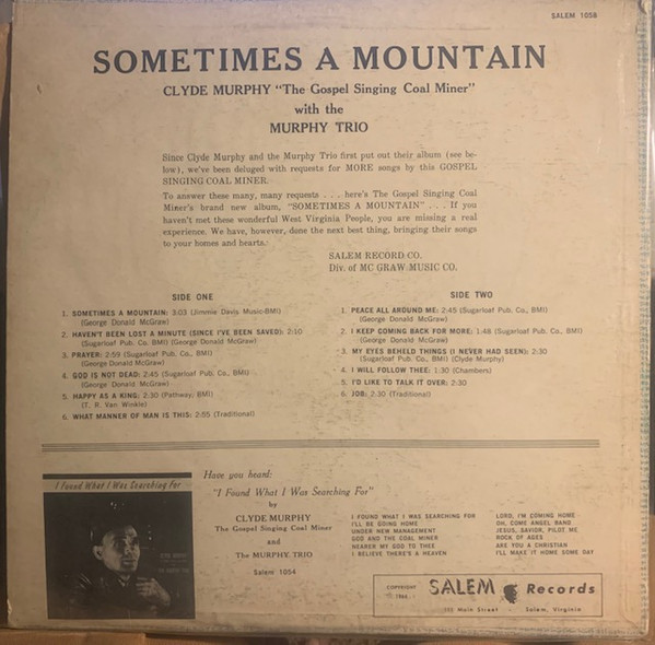 ladda ner album Clyde Murphy And The Murphy Trio - Sometimes A Mountain