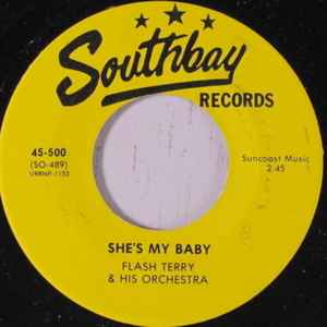 Flash Terry & His Orchestra - She's My Baby / It's All Over Now album cover