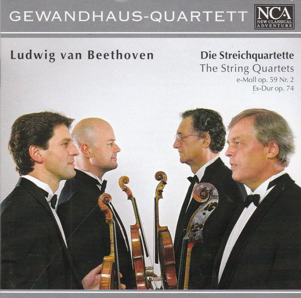 lataa albumi GewandhausQuartett Ludwig van Beethoven - Die Streichquartette The String Quartets E Moll Op 59 Nr 2 Es Dur Op 74