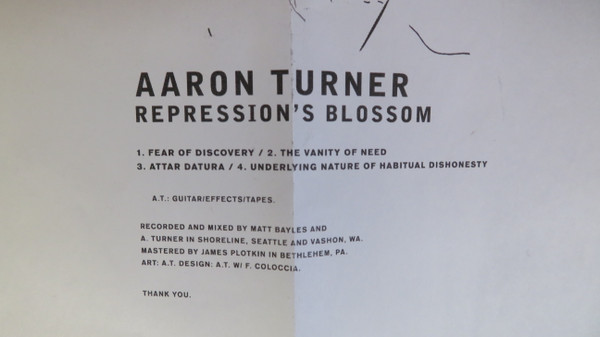 baixar álbum Aaron Turner - Repressions Blossom