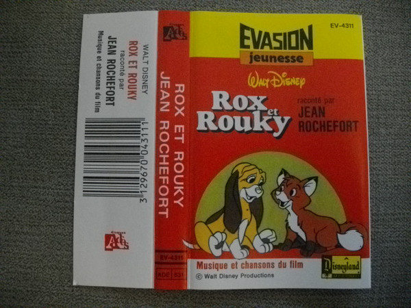 Livre disque vinyle Rox et Rouky - Walt Disney Productions - Label Emmaüs