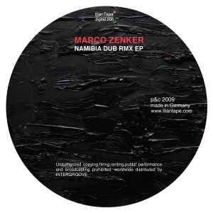 Marco Zenker - Namibia Dub Rmx EP album cover