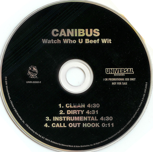 last ned album Canibus - Watch Who You Beef Wit
