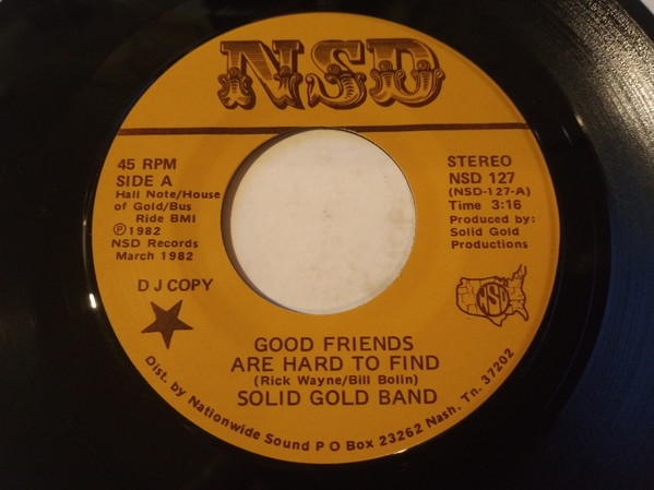 Album herunterladen The Solid Gold Band - Good Friends Are Hard To Find