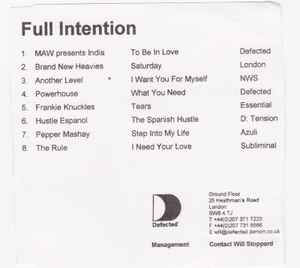 Full Intention - 8 Tracks album cover