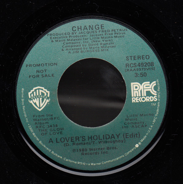 Change - A Lover's Holiday | Releases | Discogs