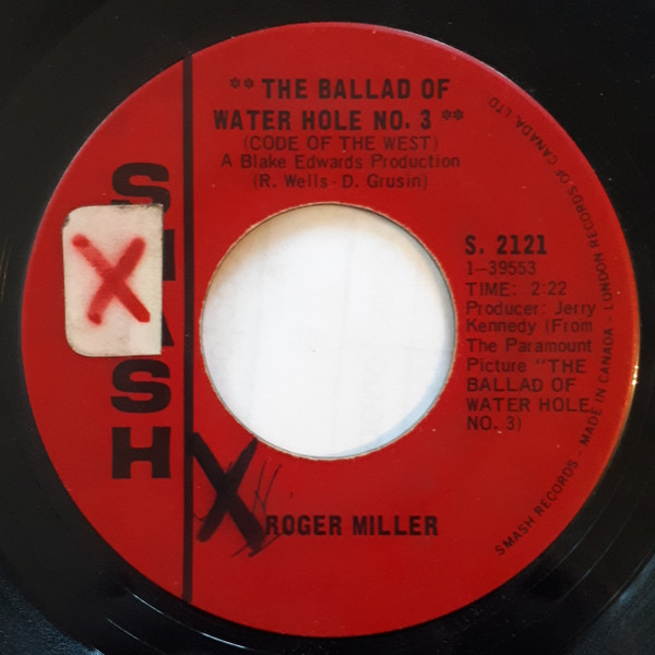 Roger Miller – The Ballad Of Water Hole #3 / Rainbow Valley (1967