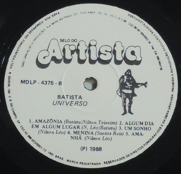 lataa albumi Batista - Universo