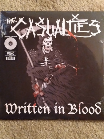 Livefuking - The Casualties â€“ Written In Blood (2022, White, Vinyl) - Discogs