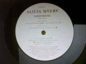 Alicia Myers - Goodthing album cover