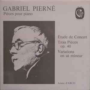 Gabriel Pierné - Pièces Pour Piano album cover