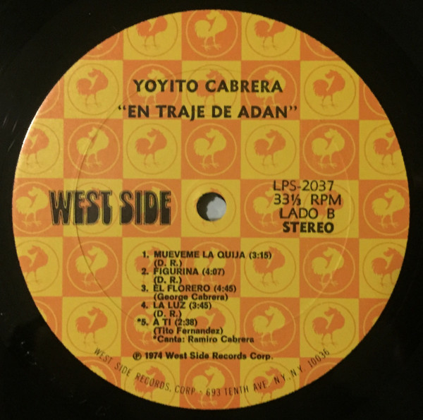 descargar álbum Yoyito Cabrera - En Traje De Adan