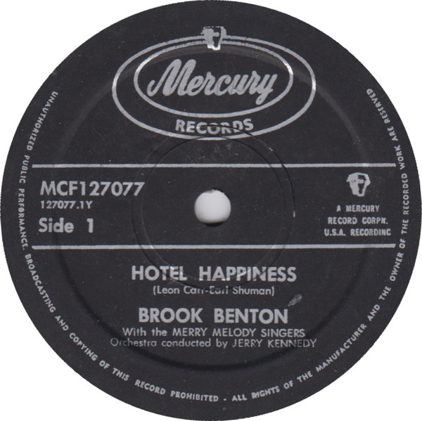 Brook Benton – Hotel Happiness (1962, Vinyl) - Discogs