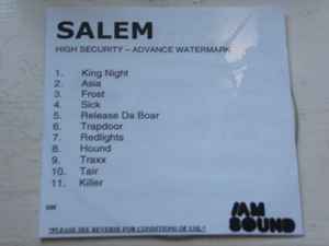 Vinyl Album - Salem - King Night - IAmSound Records - USA