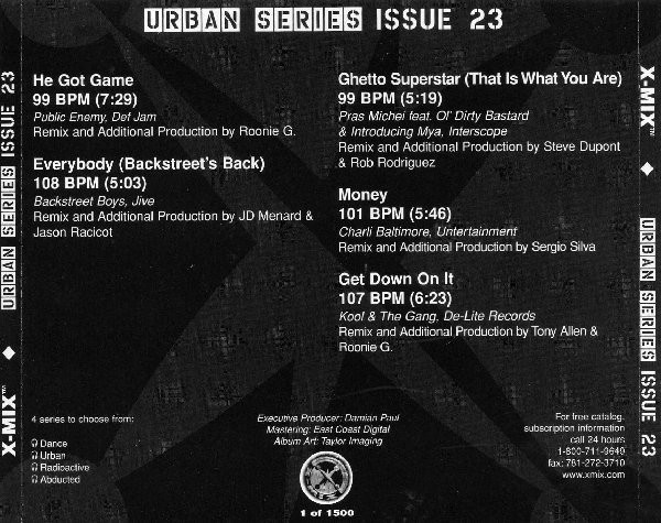 ladda ner album Various - X Mix Urban Series 23