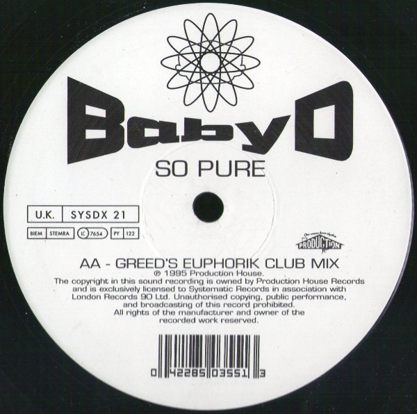 Baby D – So Pure (1996, Vinyl) - Discogs