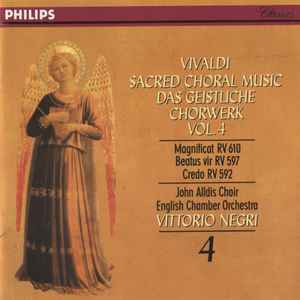 Sacred Choral Music Vol. 4 - Vivaldi, John Alldis Choir, English Chamber Orchestra, Vittorio Negri
