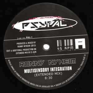 Ronny Nyheim Multisensory Integration 2018 Vinyl Discogs