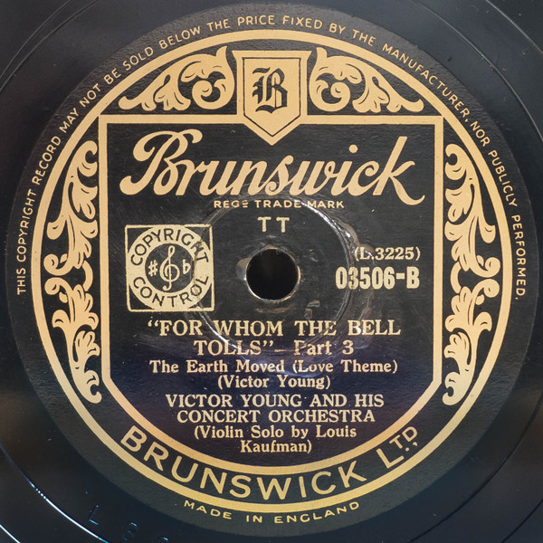 ladda ner album Victor Young And His Concert Orchestra - For Whom The Bell Tolls Parts 3 4