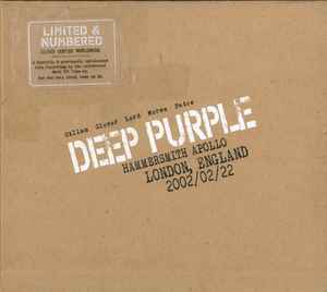 Deep Purple Live In Hong Kong 2001 CD