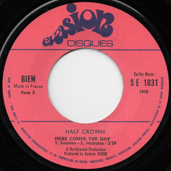 baixar álbum Half Crown - The Sun Is Coming Out Again Here Comes The Day