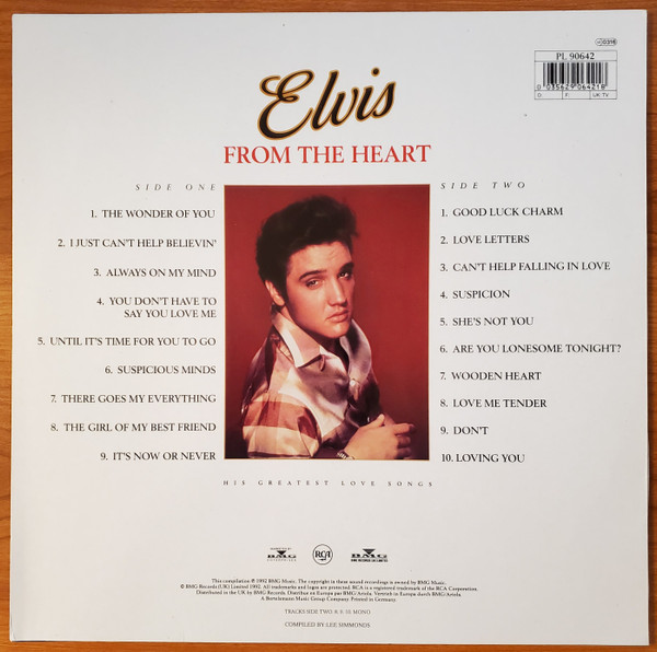 Album herunterladen Elvis - From The Heart