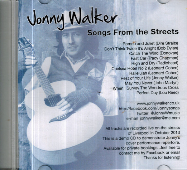 Jonny Walker – Songs From The Streets (2013, CDr) - Discogs