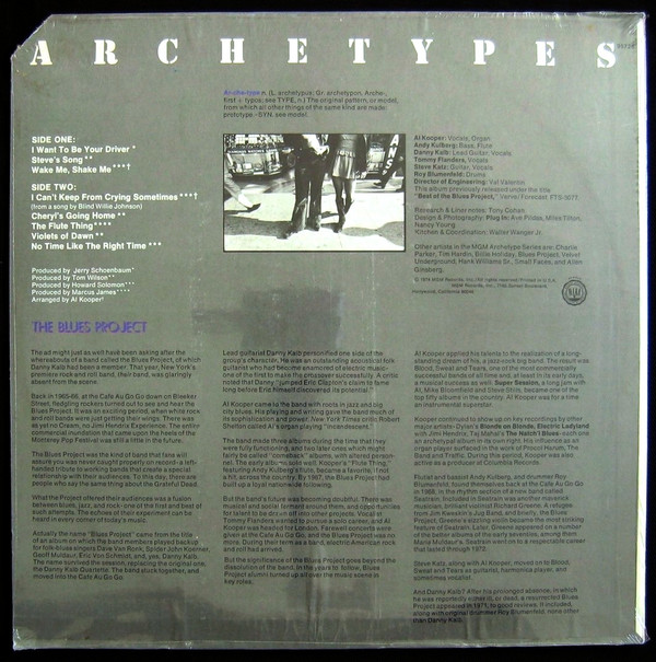 The Blues Project - Archetypes | MGM Records (SW-95726) - 2