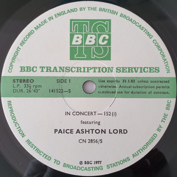 Paice Ashton Lord – Live 1977 (2012, CD) - Discogs