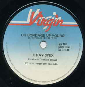 X-Ray Spex - Oh Bondage Up Yours! album cover