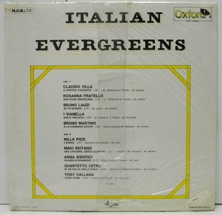 baixar álbum Various - Italian Evergreens