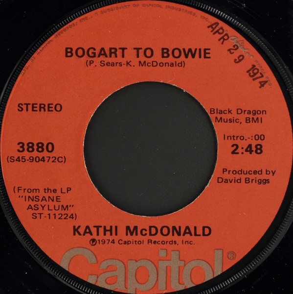 ladda ner album Kathi McDonald - Bogart To Bowie