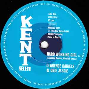 Clarence Daniels - Hard Working Girl / Another Child Lost album cover