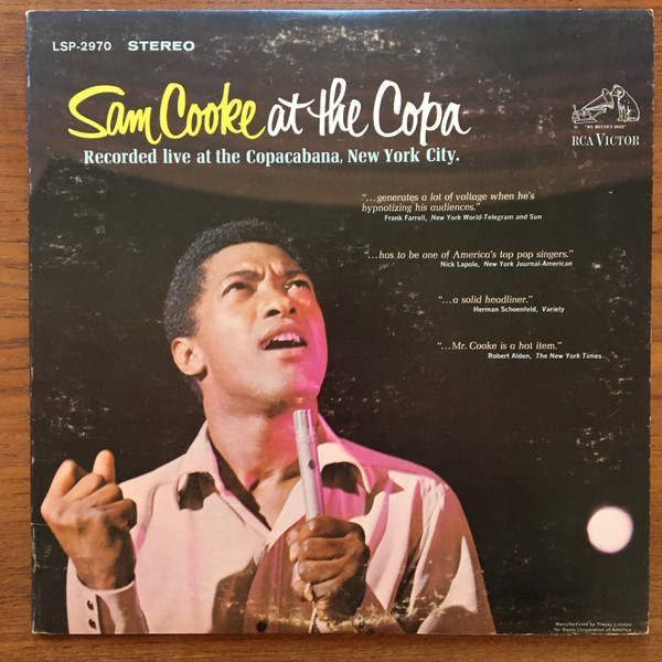 Sam Cooke - Sam Cooke At The Copa | Releases | Discogs