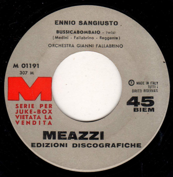 last ned album Ennio Sangiusto - La Ballata Del Pedone Bussicabombaio