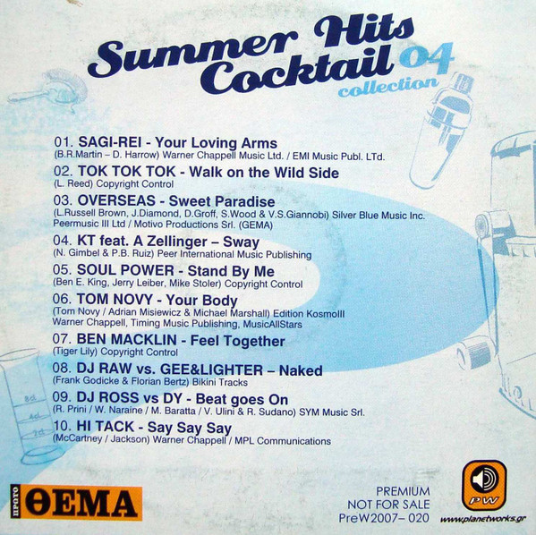 descargar álbum Various - Summer Hits Cocktail Collection 04