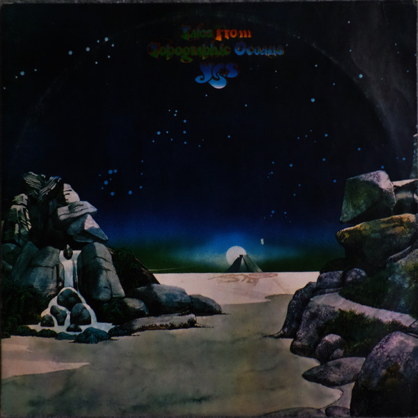 YES topographic oceans with red translucent RARE LIMITED EDITION PATHTAG NEW 
