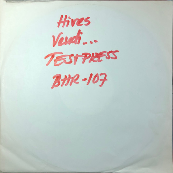 THE HIVES VENI VIDI VICIOUS WHITE WRITING EPITAPH CASE AMP BOARD PROMO STICKER