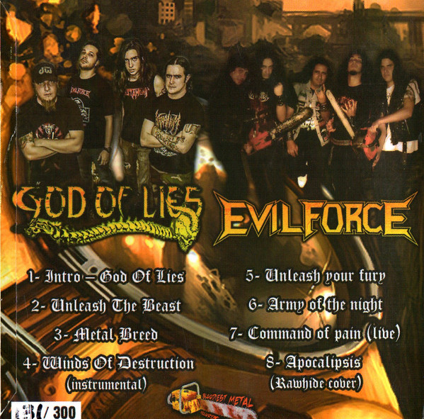 Album herunterladen God Of Lies, Evil Force - Bestial Thrash Apocalypse