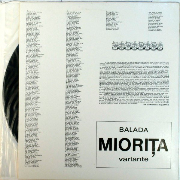 baixar álbum Various - Balada Miorița Variante
